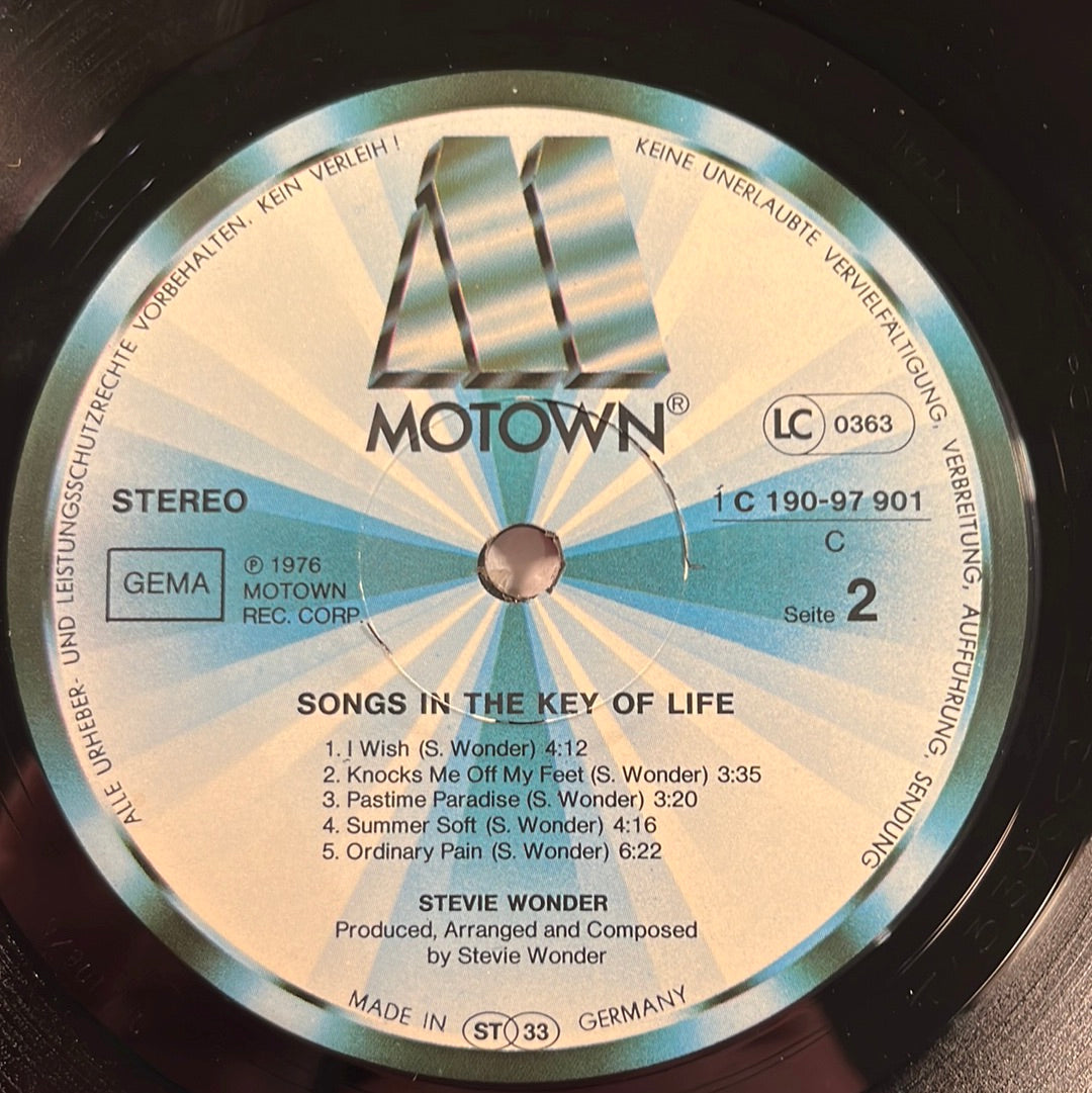 Stevie Wonder – Songs In The Key Of Life Doppel LP mit Booklet (VG+)