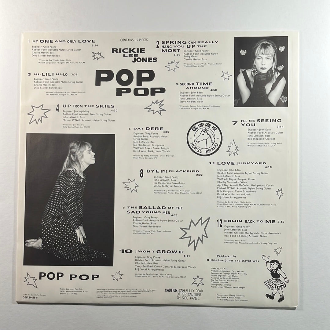 Rickie Lee Jones – Pop Pop LP mit OIS (VG)