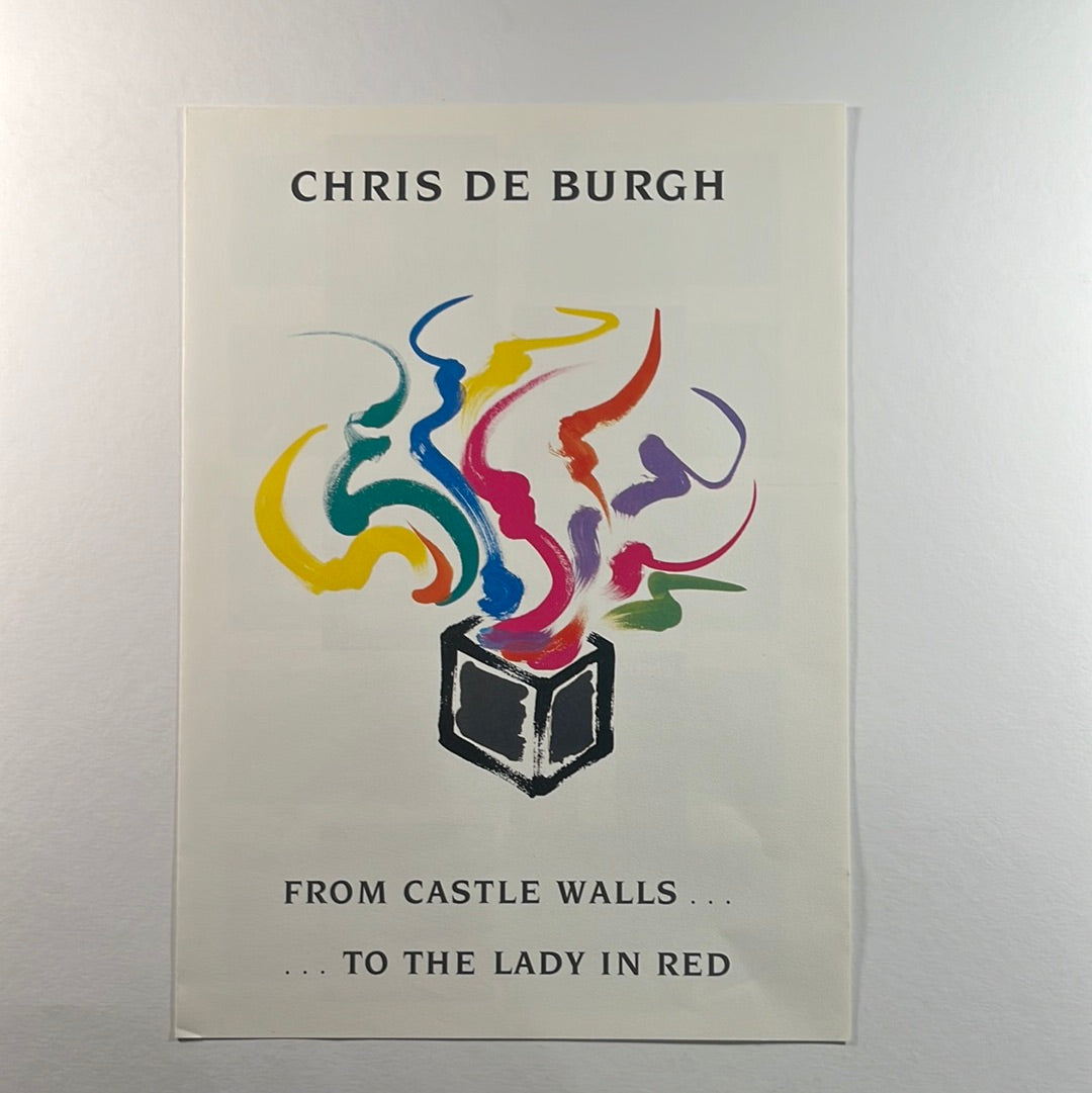 Chris de Burgh – Into The Light LP mit OIS, Beiblatt und Booklet (NM)