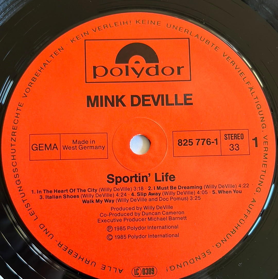 Mink DeVille – Sportin' Life LP mit OIS (VG+)