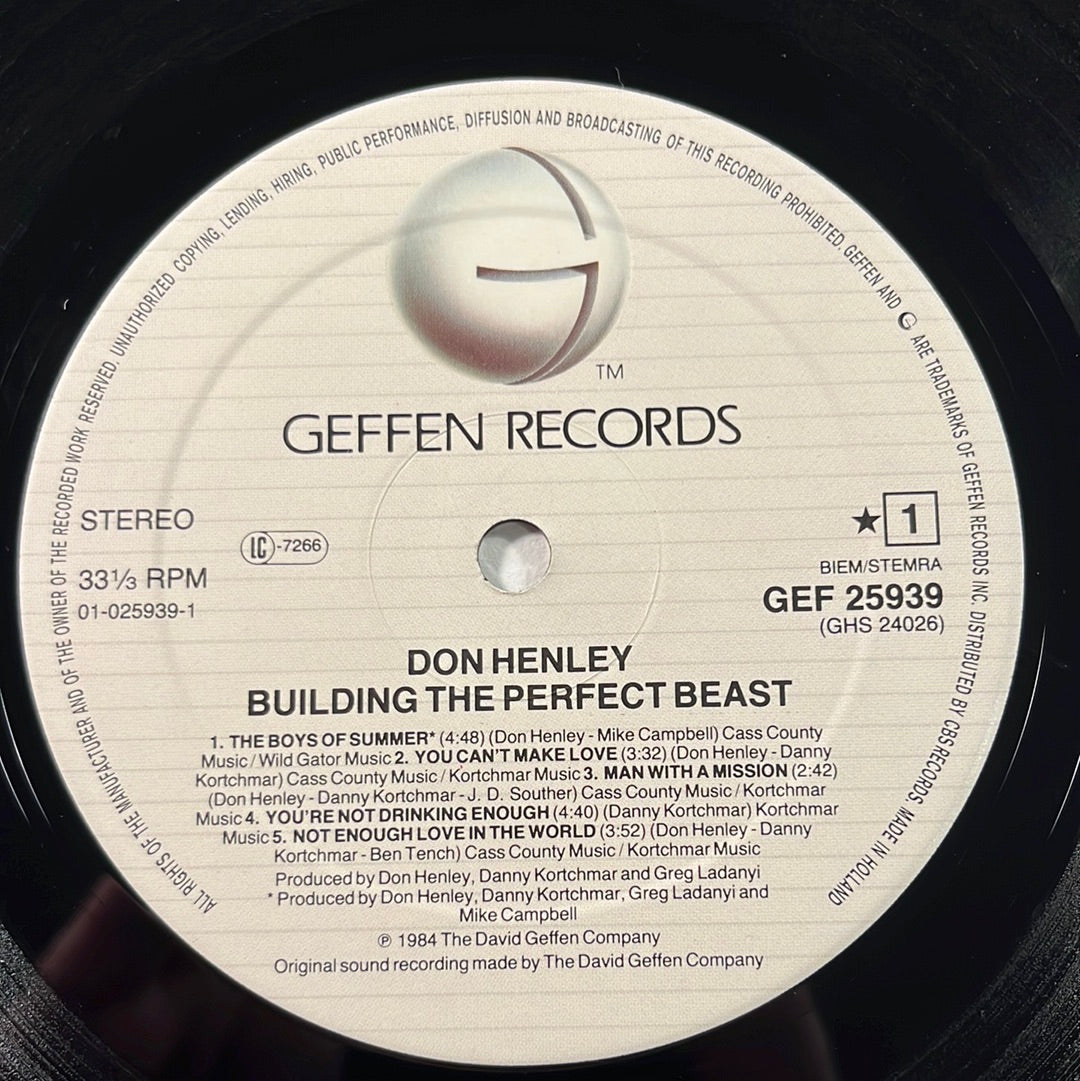Don Henley – Building The Perfect Beast LP mit OIS (VG+)