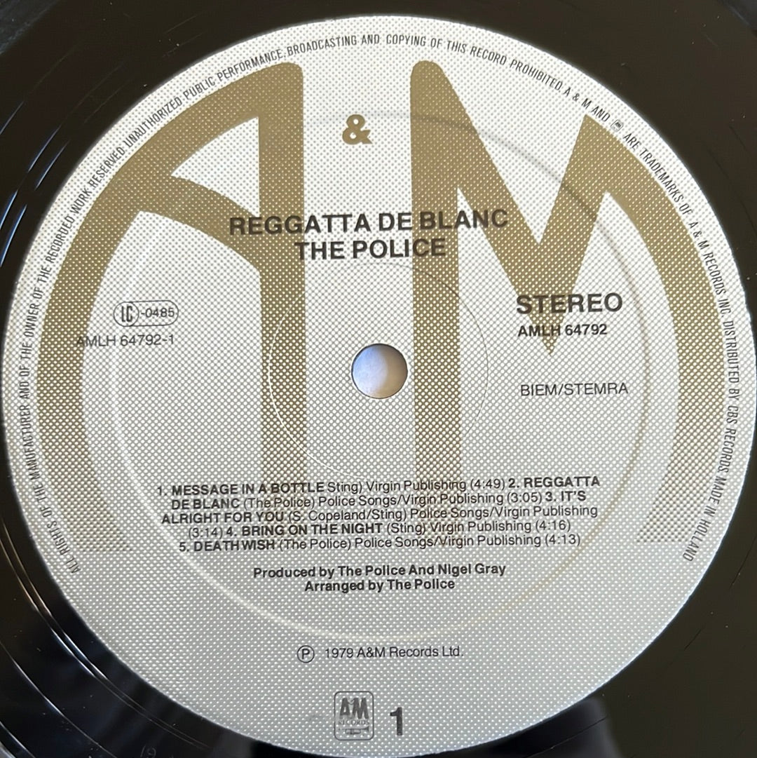 The Police – Reggatta De Blanc LP (VG+)