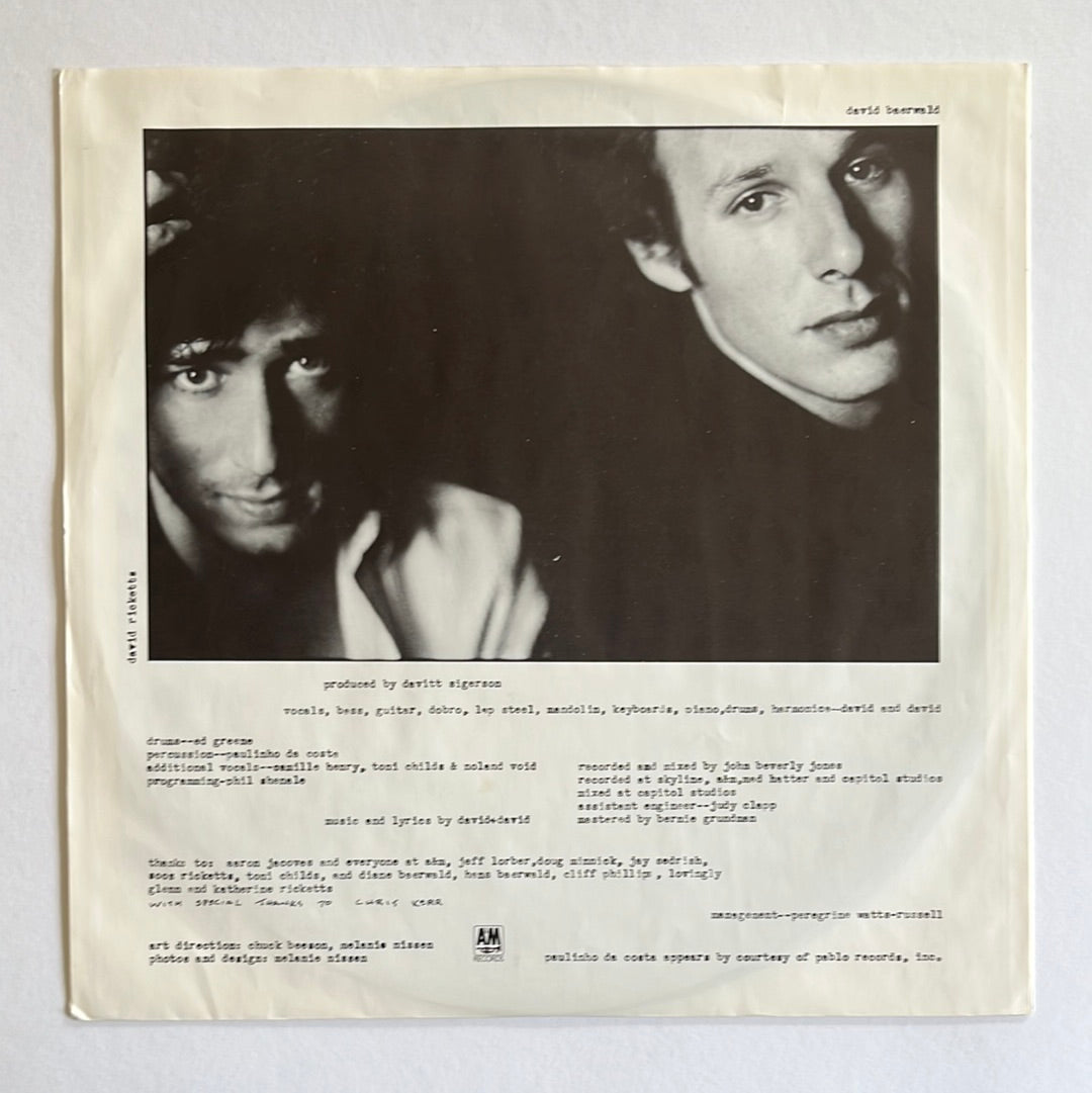 David + David – Boomtown LP mit OIS und Beiblatt (VG)