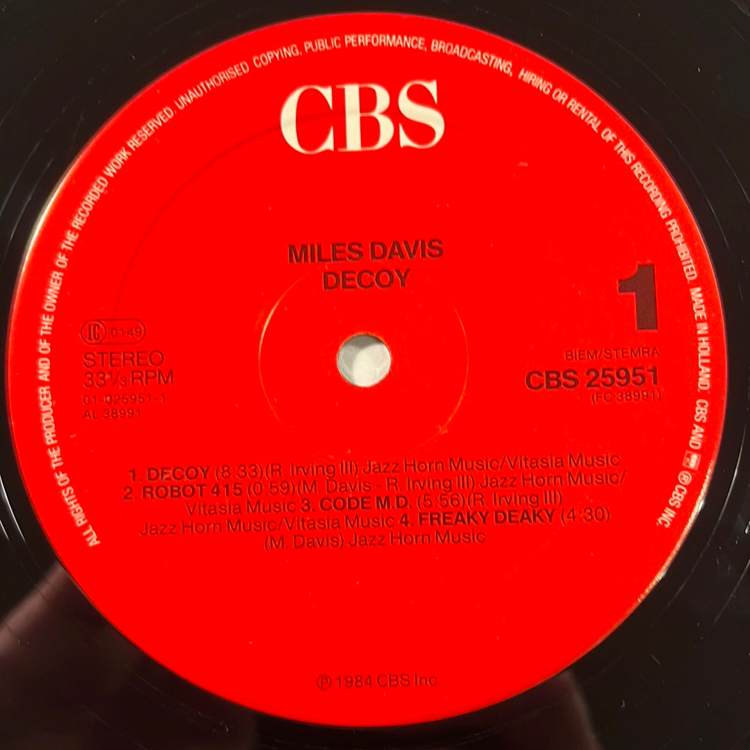 Miles Davis – Decoy LP (NM)