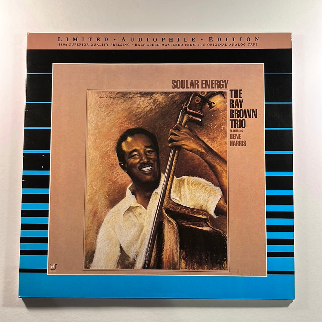 The Ray Brown Trio Featuring Gene Harris ‎– Soular Energy LP (VG+) –  schallplattenparadis