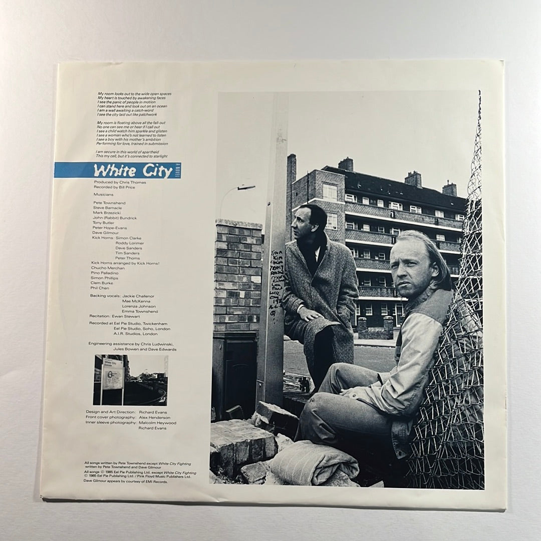 Pete Townshend – White City (A Novel) LP mit OIS (VG+)