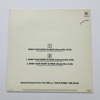 Cock Robin – When Your Heart Is Weak (Dance Mix) Maxi - Single (NM) - schallplattenparadis