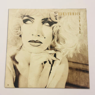 Eurythmics – Savage LP mit OIS und Poster (VG+) - schallplattenparadis