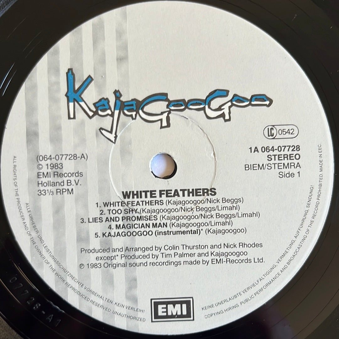 KajaGooGoo – White Feathers LP mit OIS (VG)