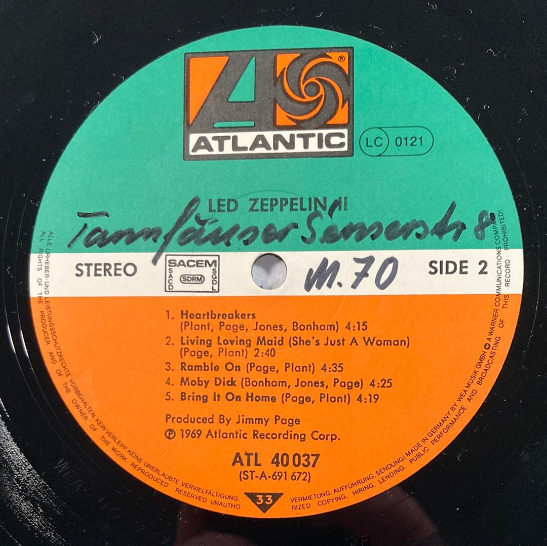 Led Zeppelin – Led Zeppelin II LP (VG)