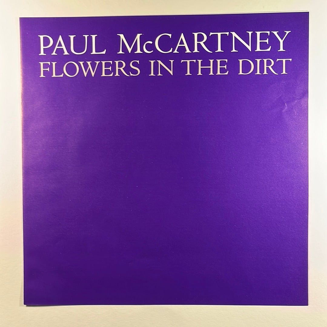 Paul McCartney – Flowers In The Dirt LP mit OIS mit Beiblatt (VG+)