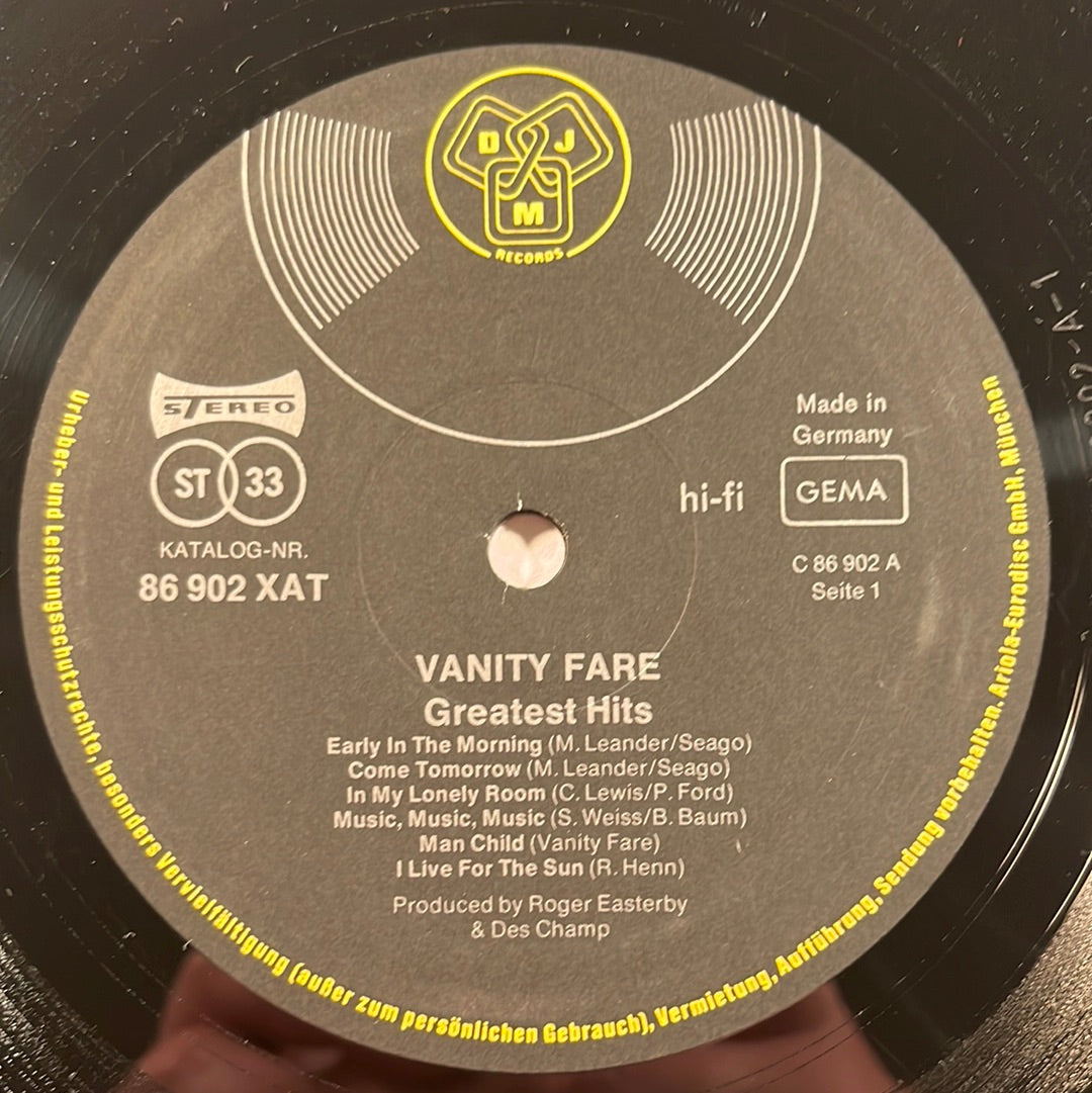 Vanity Fare – Greatest Hits LP (NM)