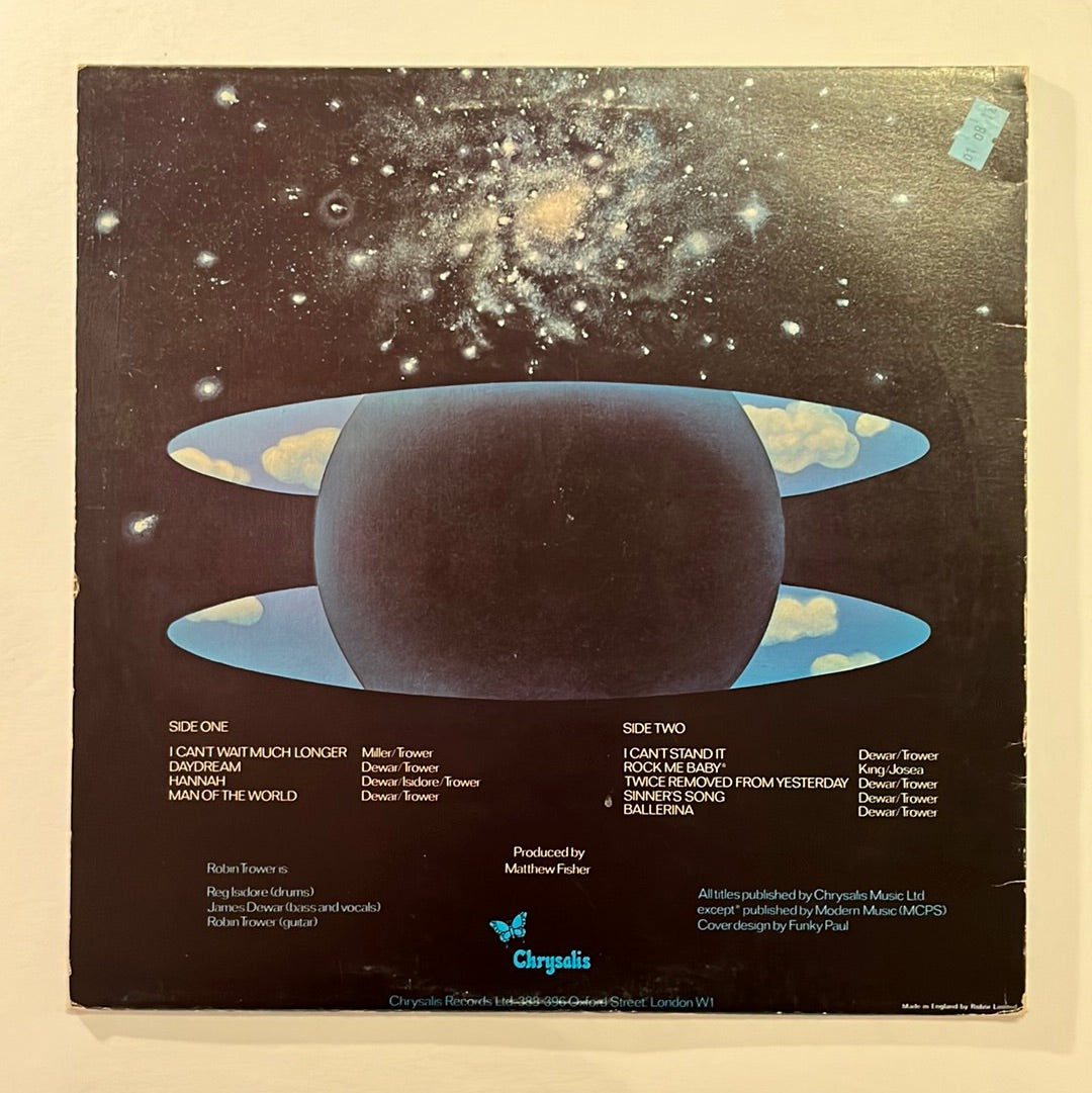 Robin Trower – Twice Removed From Yesterday LP (VG)