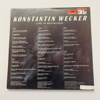 Konstantin Wecker – Live In Muenchen - 3 LPs (NM) - schallplattenparadis