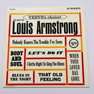 Louis Armstrong – The Best Of Louis Armstrong LP (NM) - schallplattenparadis