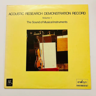 Various – Acoustic Research Demonstration Record The Sound Of Musical Instruments LP mit OIS (VG+) - schallplattenparadis