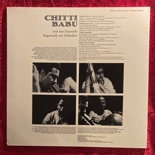 Chitti Babu Und Sein Ensemble – Raga-Musik Aus Südindien LP (VG+) - schallplattenparadis