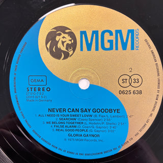Gloria Gaynor ‎– Never Can Say Goodbye LP (VG+)