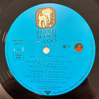 10,000 Maniacs ‎– Blind Man's Zoo LP mit OIS und Beiblatt (NM) - schallplattenparadis