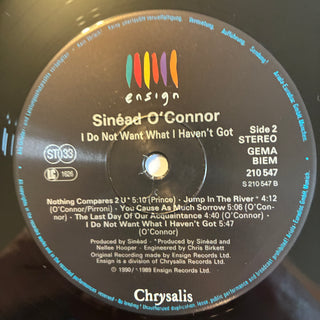 Sinéad O'Connor ‎– I Do Not Want What I Haven't Got LP mit OIS (VG+)