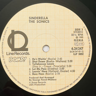 The Sonics ‎– Sinderella LP (VG+)