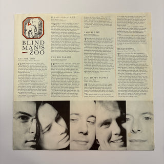 10,000 Maniacs ‎– Blind Man's Zoo LP mit OIS und Beiblatt (NM)