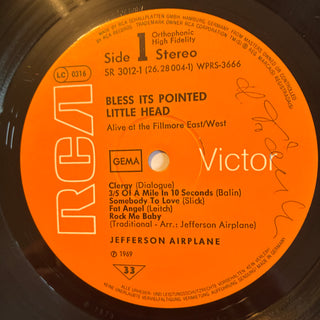 Jefferson Airplane – Bless Its Pointed Little Head / Takes Off LP (NM)
