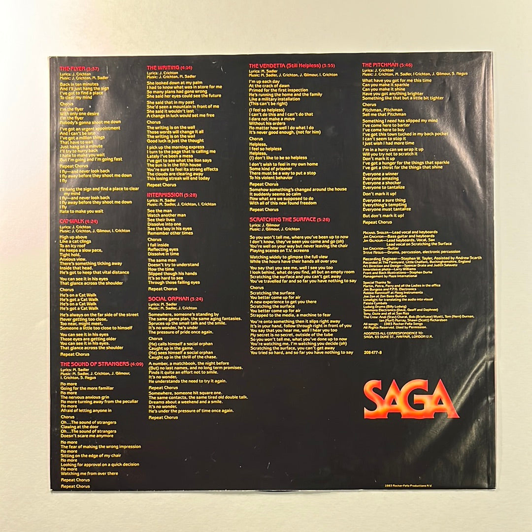 Saga ‎– Heads Or Tales LP mit OIS (VG+)