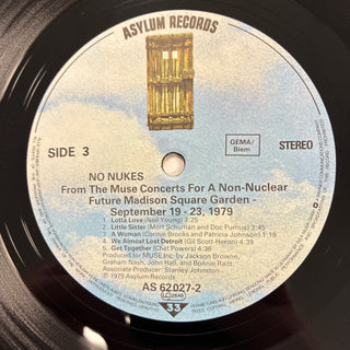 Various ‎– No Nukes - From The Muse Concerts For A Non-Nuclear Future - Madison Square Garden - September 19-23, 1979 - 3x LPs mit OIS und Beiblatt (NM)