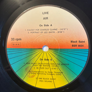 Air ‎– Live Air LP (NM)