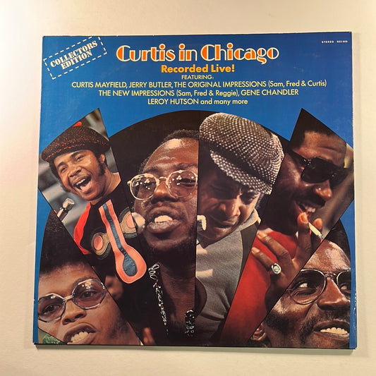Curtis Mayfield ‎– Curtis In Chicago - Recorded Live LP (VG+)