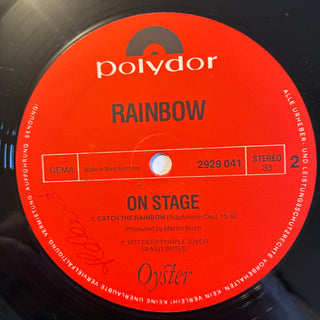Rainbow – On Stage Doppel LP mit OIS (NM)