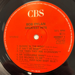 Bob Dylan – Greatest Hits LP (NM)