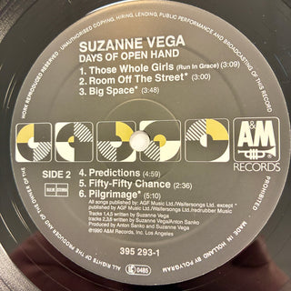 Suzanne Vega ‎– Days Of Open Hand LP mit OIS (NM)