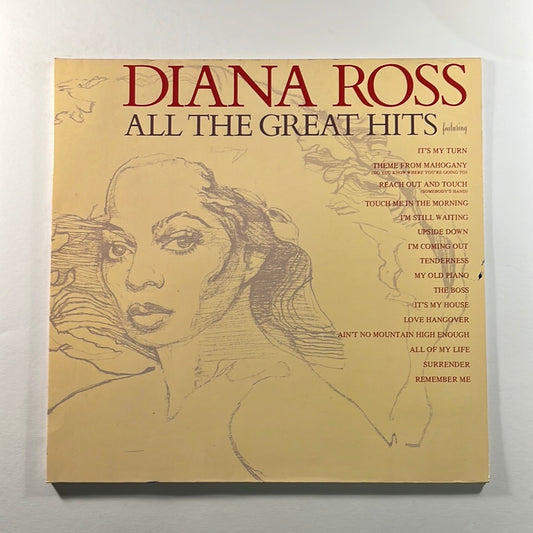 Diana Ross ‎– All The Great Hits LP (NM)