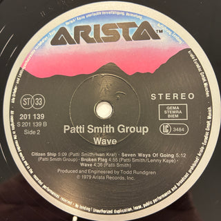 Patti Smith Group ‎– Wave LP mit Beiblatt (NM)