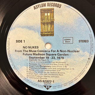 Various ‎– No Nukes - From The Muse Concerts For A Non-Nuclear Future - Madison Square Garden - September 19-23, 1979 - 3x LPs mit OIS und Beiblatt (NM)