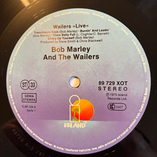 Bob Marley And The Wailers – Live! LP (NM)
