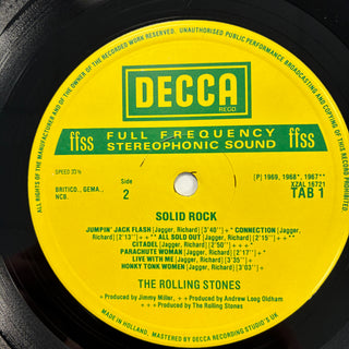The Rolling Stones ‎– Solid Rock LP (VG+)