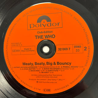 The Who ‎– Meaty Beaty Big And Bouncy LP (NM)