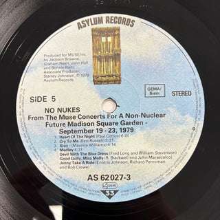 Various ‎– No Nukes - From The Muse Concerts For A Non-Nuclear Future - Madison Square Garden - September 19-23, 1979 - 3x LPs mit OIS und Beiblatt (NM)