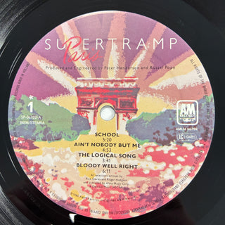 Supertramp ‎– Paris Doppel LP mit OIS (NM)