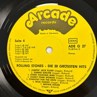 Rolling Stones ‎– Die 30 Größten Hits In Originalaufnahmen Doppel LP (VG+)