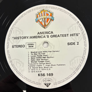 America ‎– History - America's Greatest Hits LP mit OIS (NM)