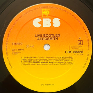 Aerosmith ‎– Live! Bootleg Doppel LP mit OIS (NM)