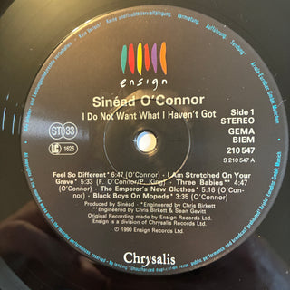 Sinéad O'Connor ‎– I Do Not Want What I Haven't Got LP mit OIS (VG+)
