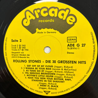 Rolling Stones ‎– Die 30 Größten Hits In Originalaufnahmen Doppel LP (VG+)