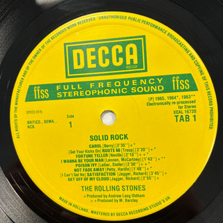 The Rolling Stones ‎– Solid Rock LP (VG+)