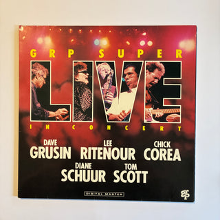 Dave Grusin / Lee Ritenour / Chick Corea / Diane Schuur / Tom Scott ‎– GRP Super Live Doppel LP (NM)