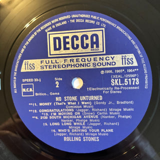 The Rolling Stones ‎– No Stone Unturned LP mit OIS (NM)